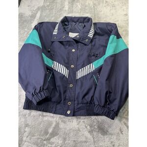 Vintage Karizma East LTD Women's Navy Blue Jacket Nautical Preppy Women's L